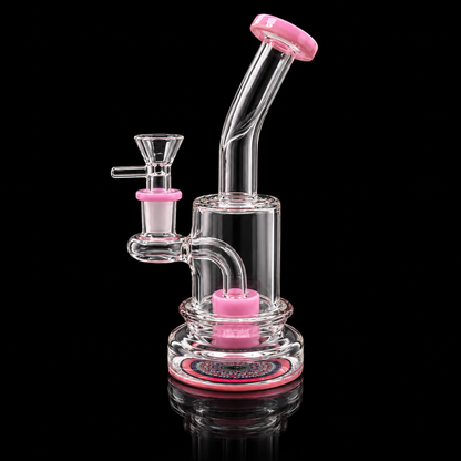 Bent Neck Barrel Glass Dab Rig Wholesale RK Quality Glass