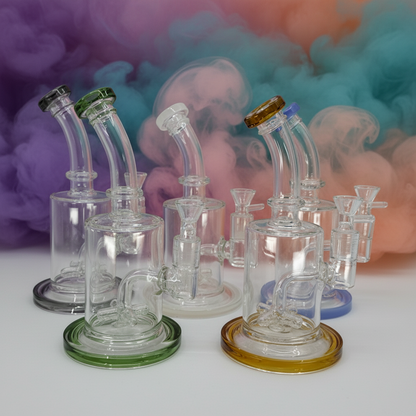 8" Caroma Shower Head Dab Rig Wholesale - RK Quality Glass