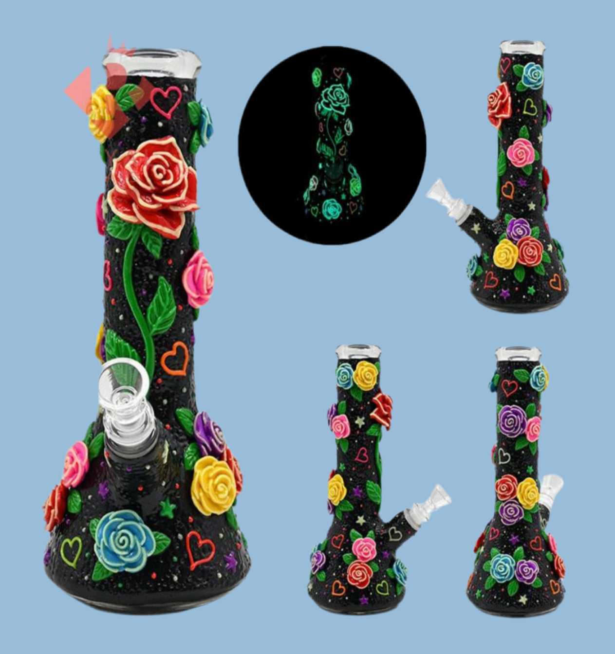 2089 RKQG31 3D art 10” Becker bong