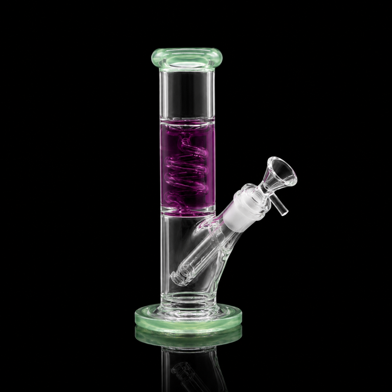 6 Inch Glycerin straight tube bong