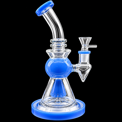 Bubble Chamber Bent Neck Glass Dab Rig Wholesale RK Quality Glass