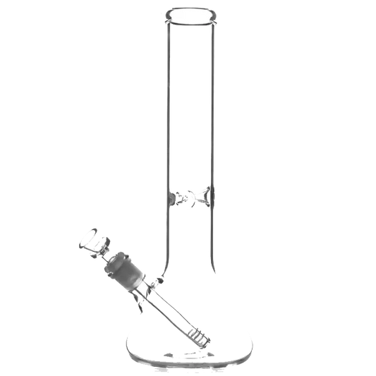 American maid 5mm clear beaker bong 14" - RK Quality Glass