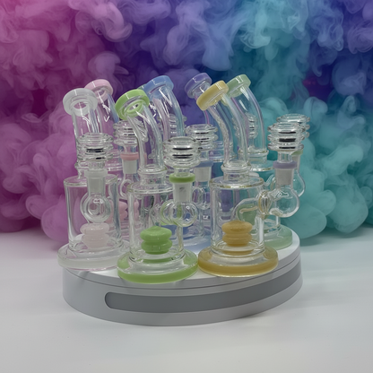 6 Inch Slime Bent Dab Rig Wholesale - RK Quality Glass