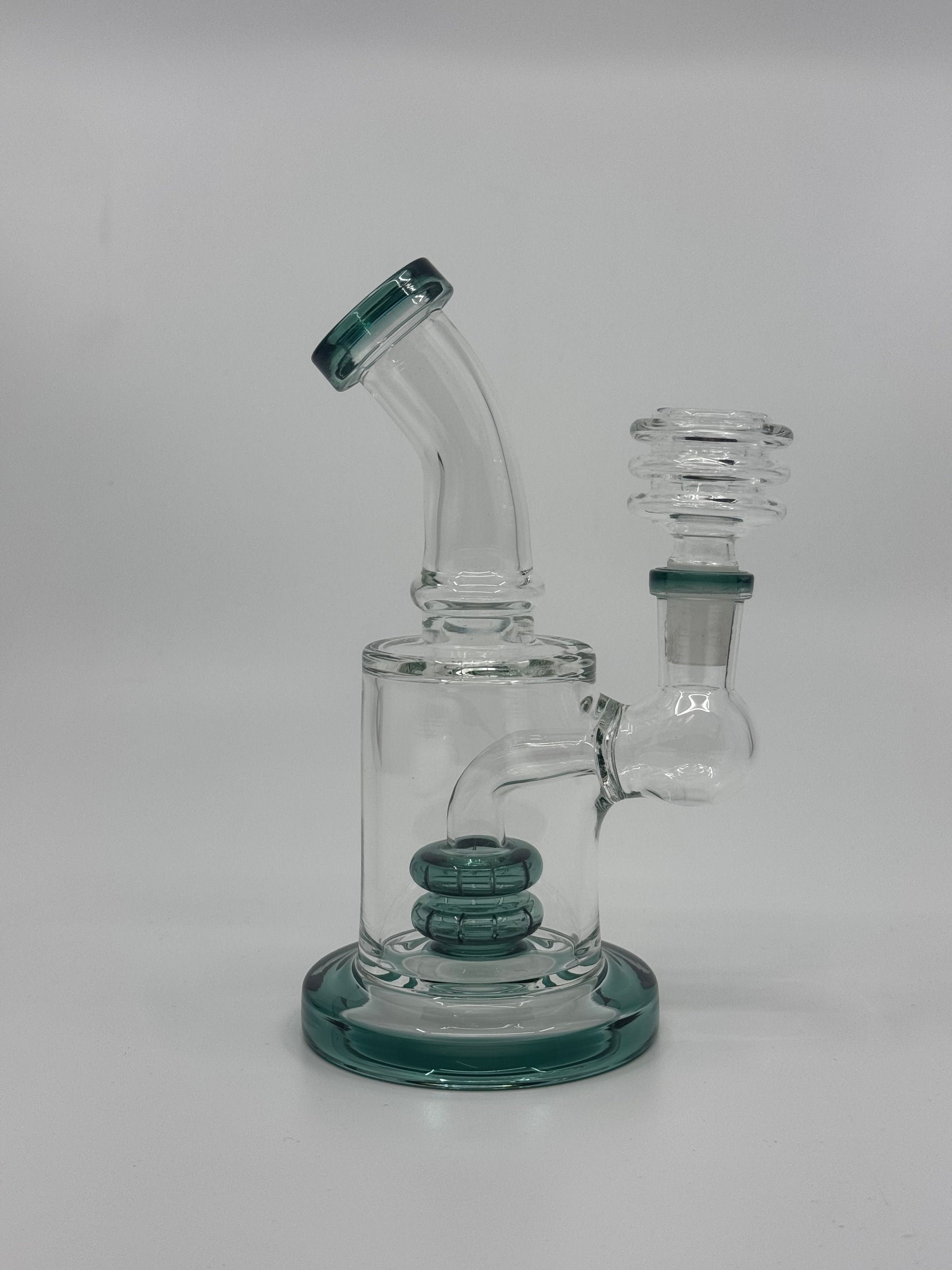 RK Quality Glass 6 Inch Slime Bent Dab Rig for Smoking - RK Quality Glass