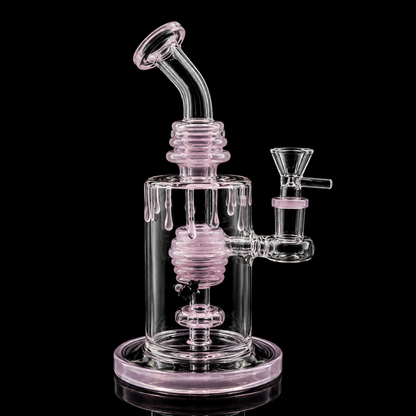9 Inch Honeydrip Bee Glass Dab Rig