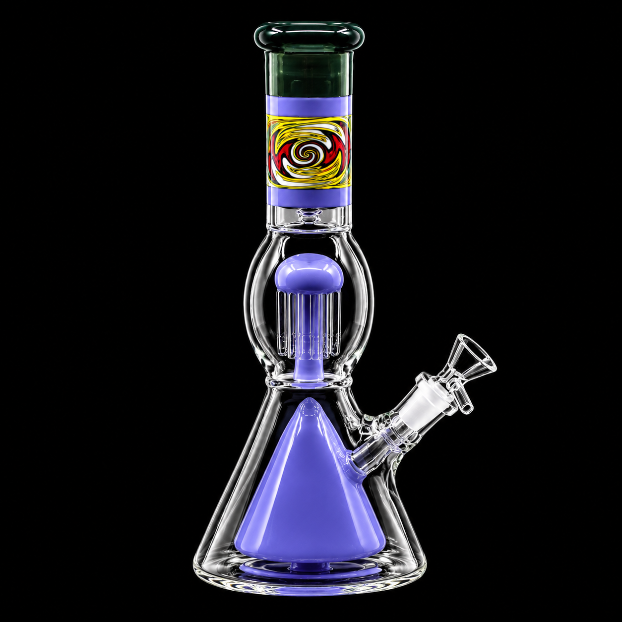 12 INCH Multi Perc WigWag BEAKER Bong