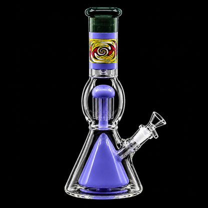 12 INCH Multi Perc WigWag BEAKER Bong
