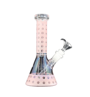 407 glow in the dark frosted 8” bicker bong