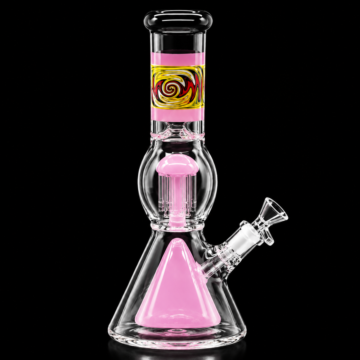 12 INCH Multi Perc WigWag BEAKER Bong