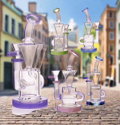7.5” Recycling dab rig - WP216 - RK Quality Glass