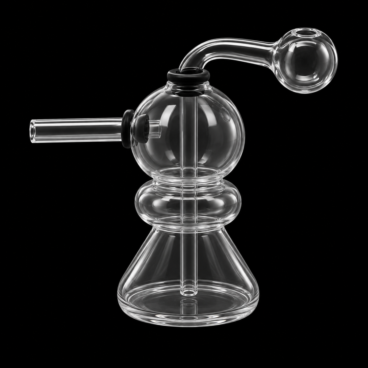 Snowman oil burner water pipe
