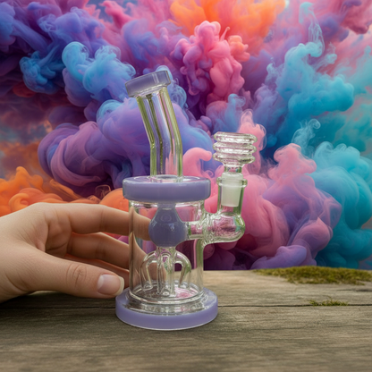 6" Tree Perc Slime Dab Rig Online - RK Quality Glass