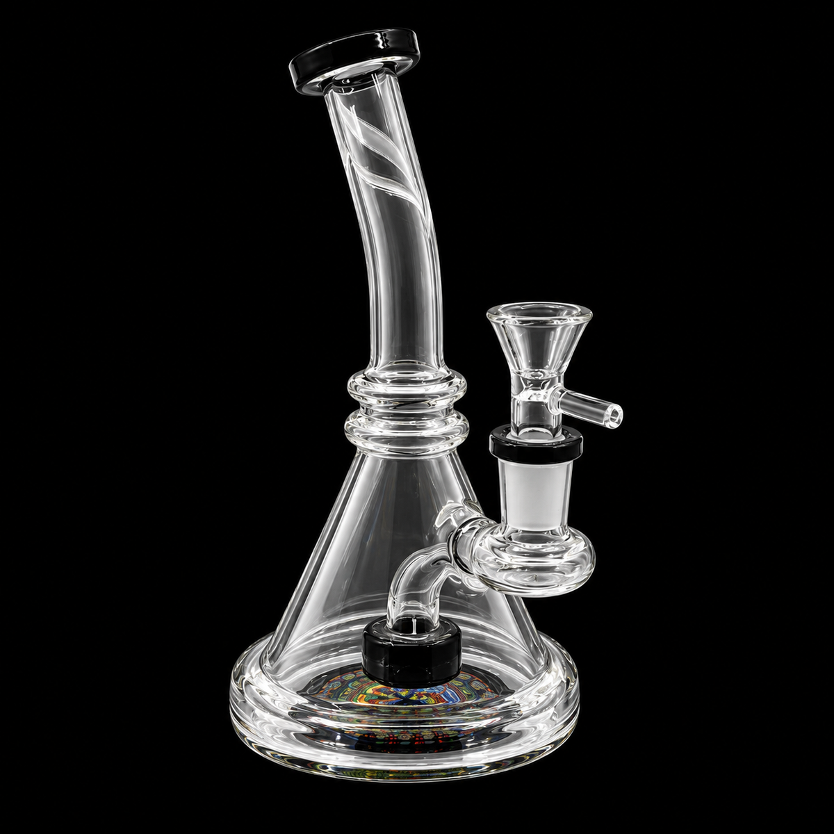 Mosaic Base Bent Neck Glass Dab Rig Wholesale RK Quality Glass