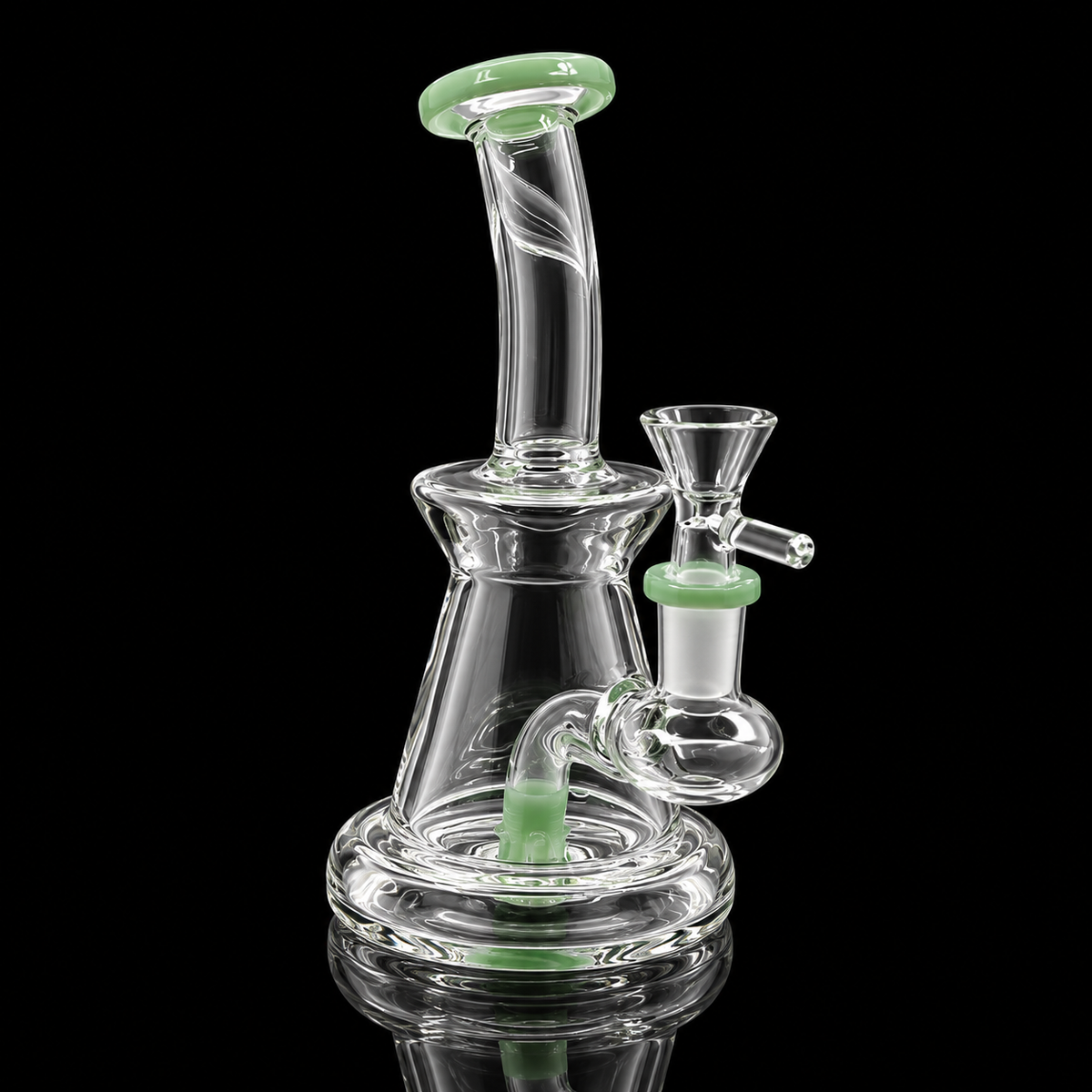 Bent Neck Cone Glass Dab Rig Wholesale RK Quality Glass