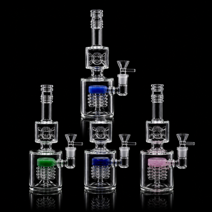 9 Inch Multi-Cylinder Showerhead Dab Rig Wholesale