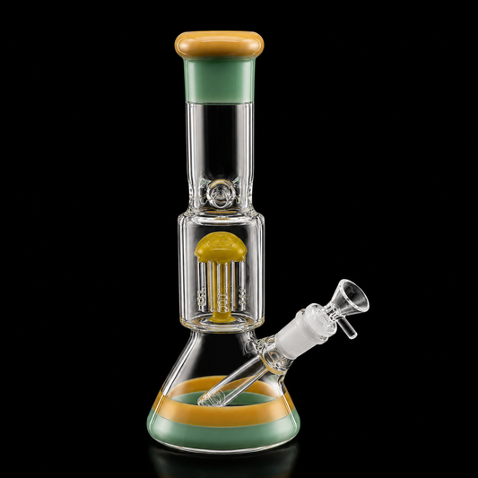 10 Inch Tree Perc Glass Beaker Bong