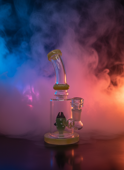 7” shower head bent dab rig - WP235