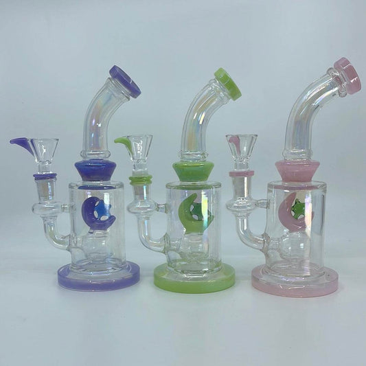 7 Slime Moon Insert Bent Dab Rig