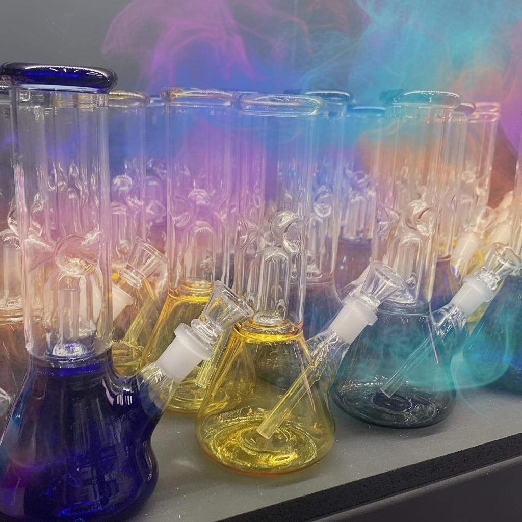 8 Inch Percolator Bong - Premium Quality - RK Quality Glass