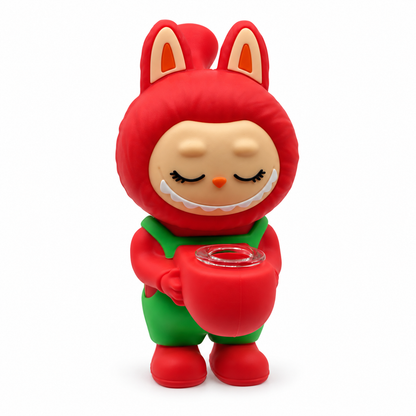 6" Labubu Silicone Water Bong