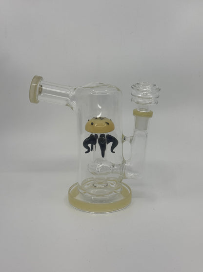 6.3" Jellyfish 14mm Female Glass DAB Rig for Smoking Water Pipe - RK Quality Glass