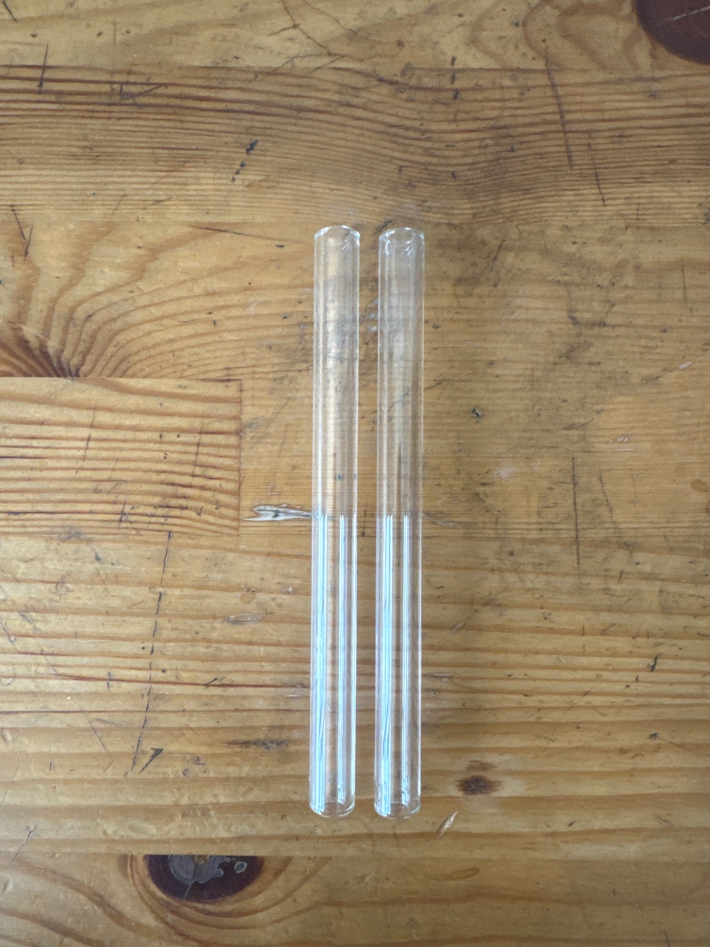 6” glass tube