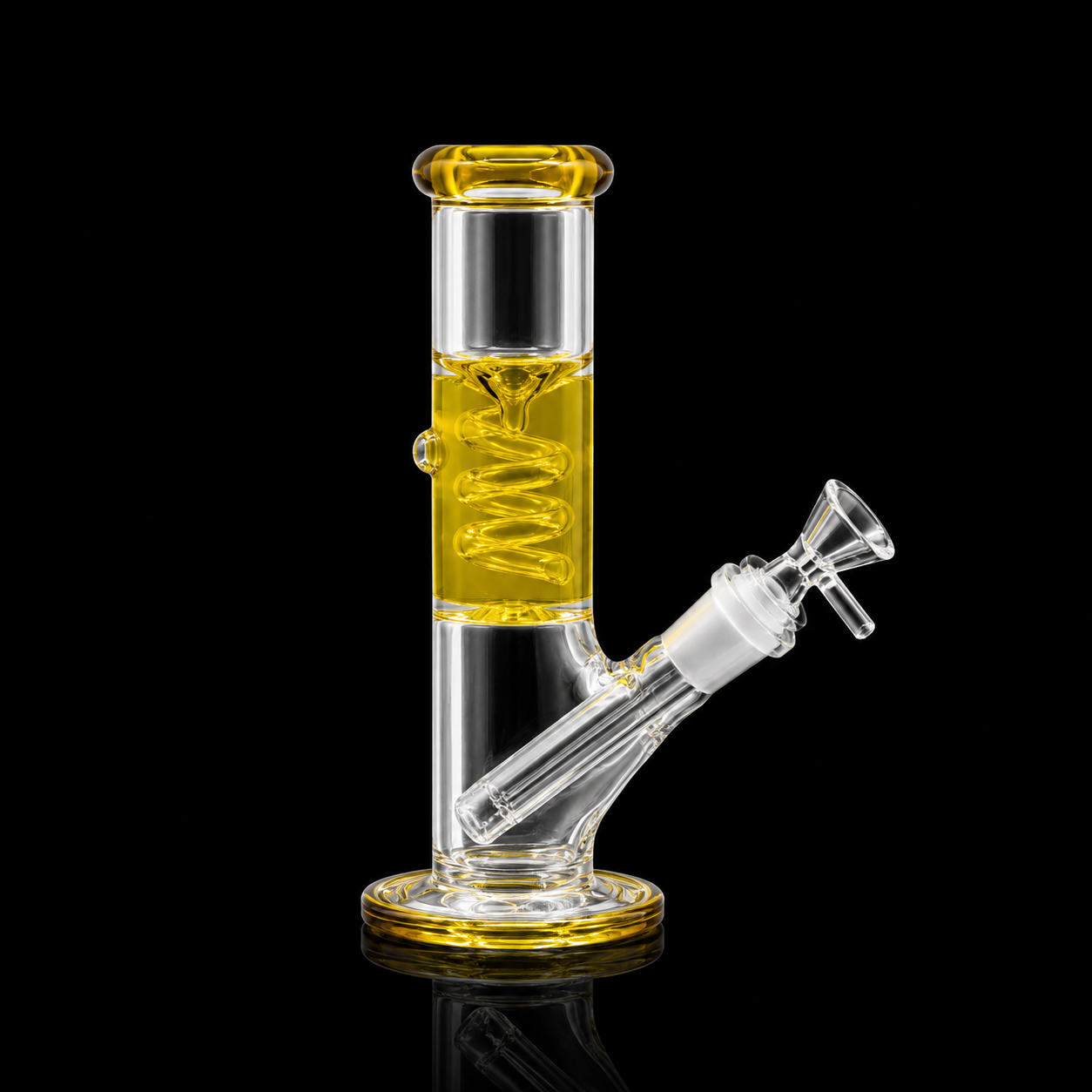 6 Inch Glycerin straight tube bong