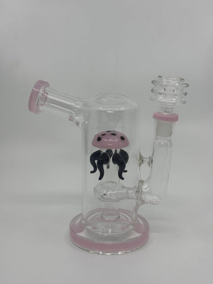 6.3" Jellyfish 14mm Female Glass DAB Rig for Smoking Water Pipe - RK Quality Glass