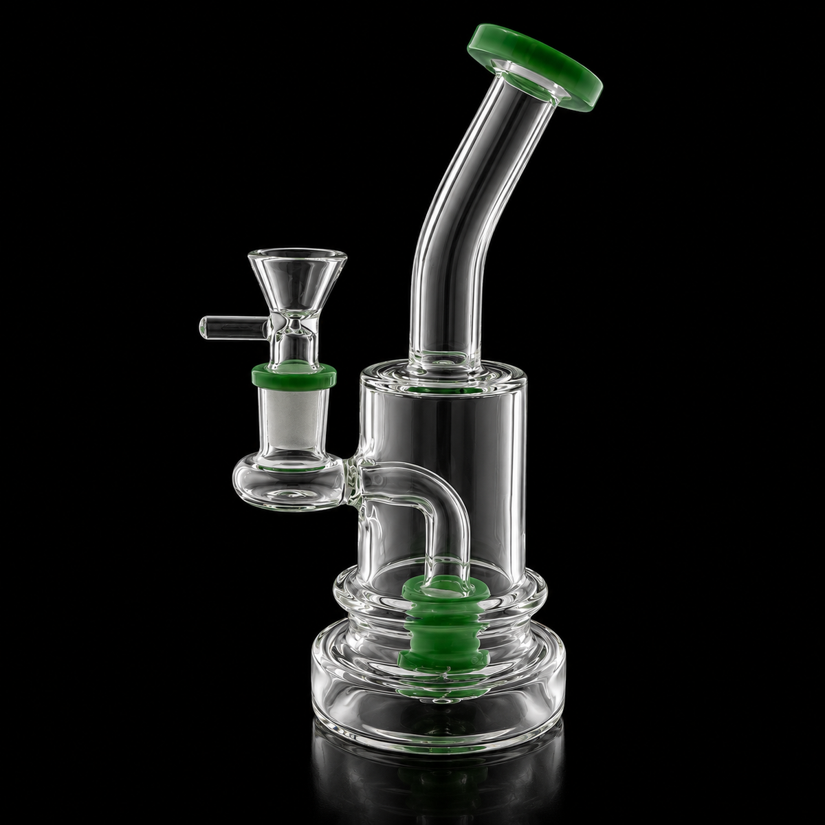 Bent Neck Barrel Glass Dab Rig Wholesale RK Quality Glass