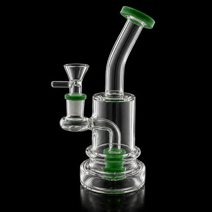 Bent Neck Barrel Glass Dab Rig Wholesale RK Quality Glass