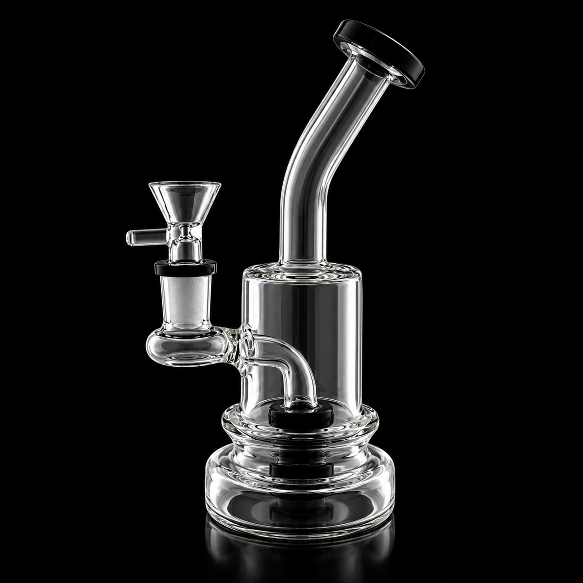 Bent Neck Barrel Glass Dab Rig Wholesale RK Quality Glass