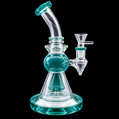 Bubble Chamber Bent Neck Glass Dab Rig Wholesale RK Quality Glass