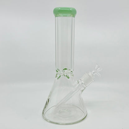 12” Color Mouth 9mm Heavy Duty Ice Becker Bong - WP274 - RK Quality Glass