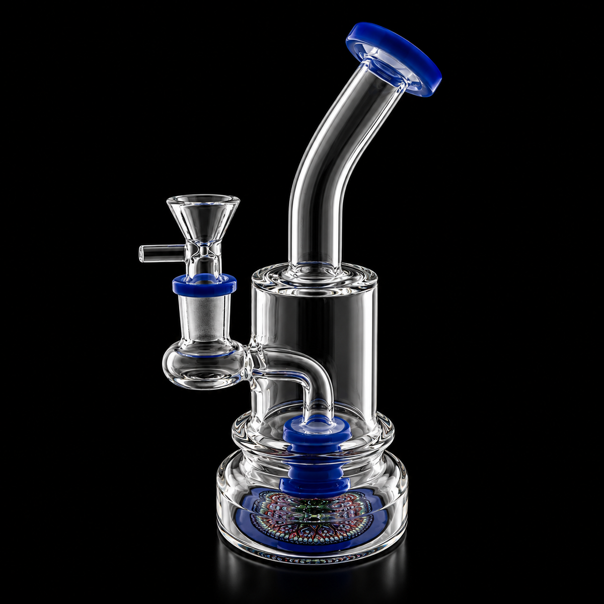 Bent Neck Barrel Glass Dab Rig Wholesale RK Quality Glass