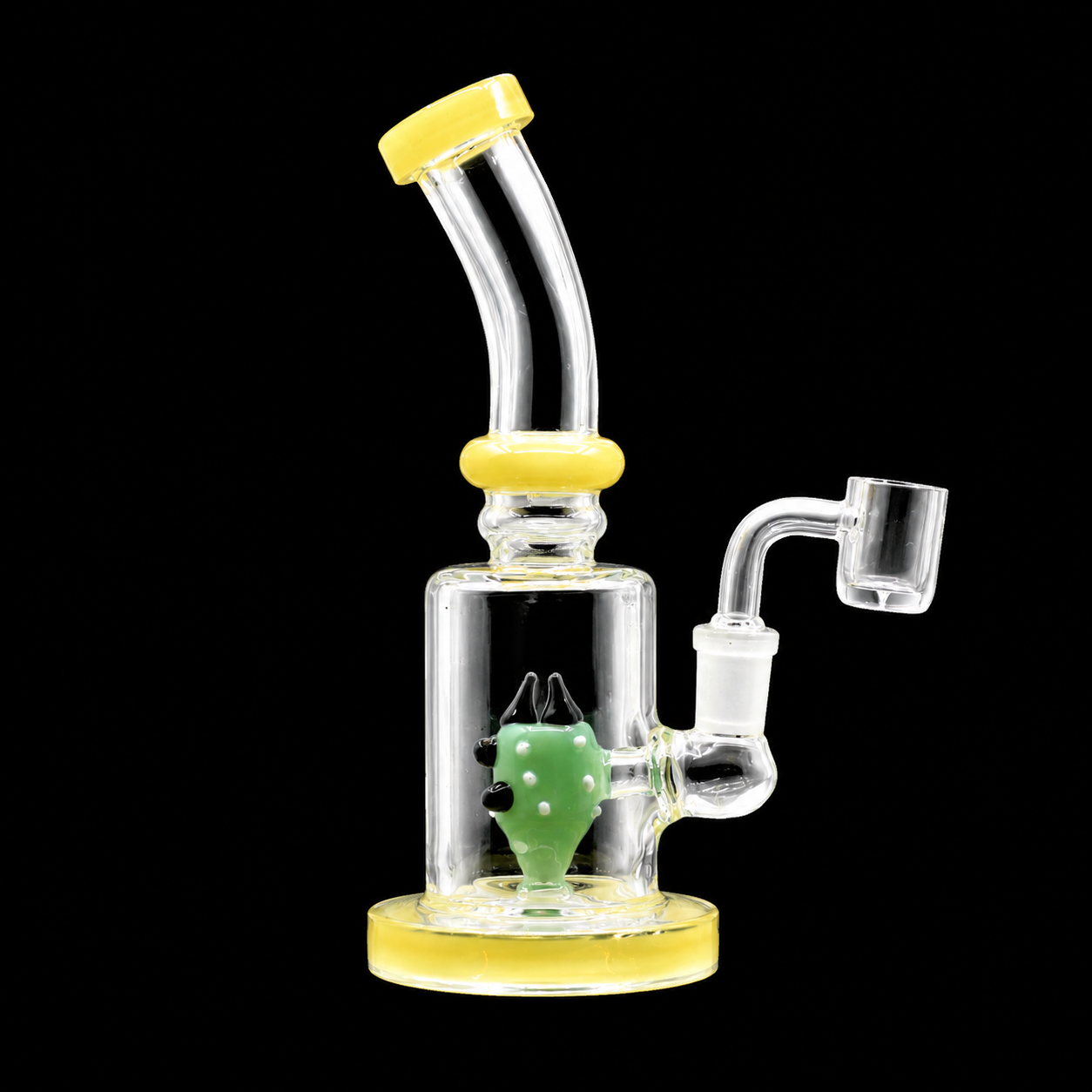 7 Inch Showerhead Perc Bent Neck Dab Rig Wholesale RK Quality Glass