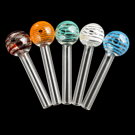 4" Heavy Spherical Colored Oil Burner