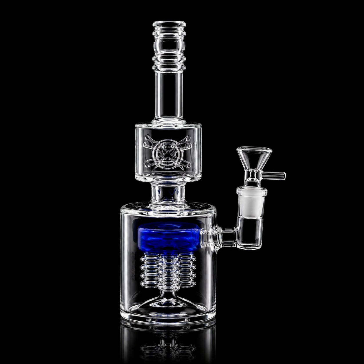 9 Inch Multi-Cylinder Showerhead Dab Rig