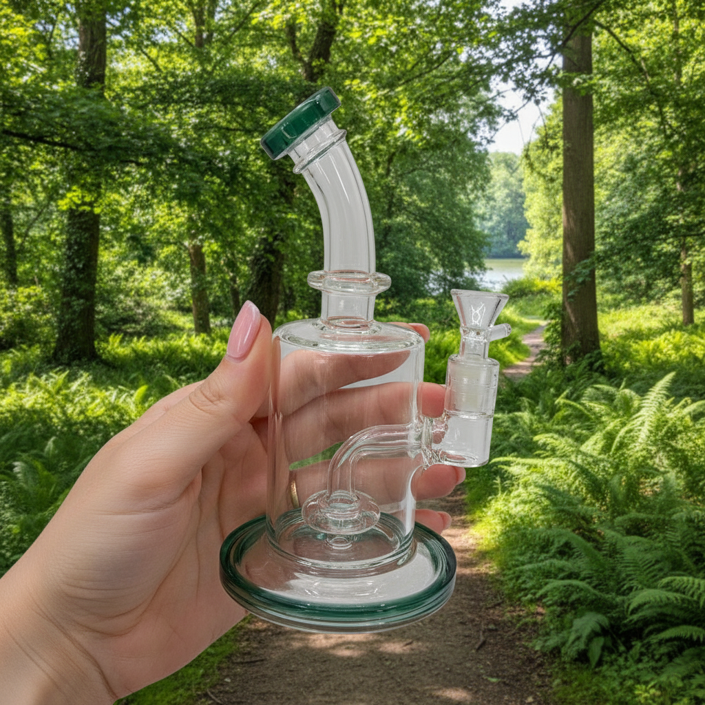 8" Shower Head Dab Rig - WP267