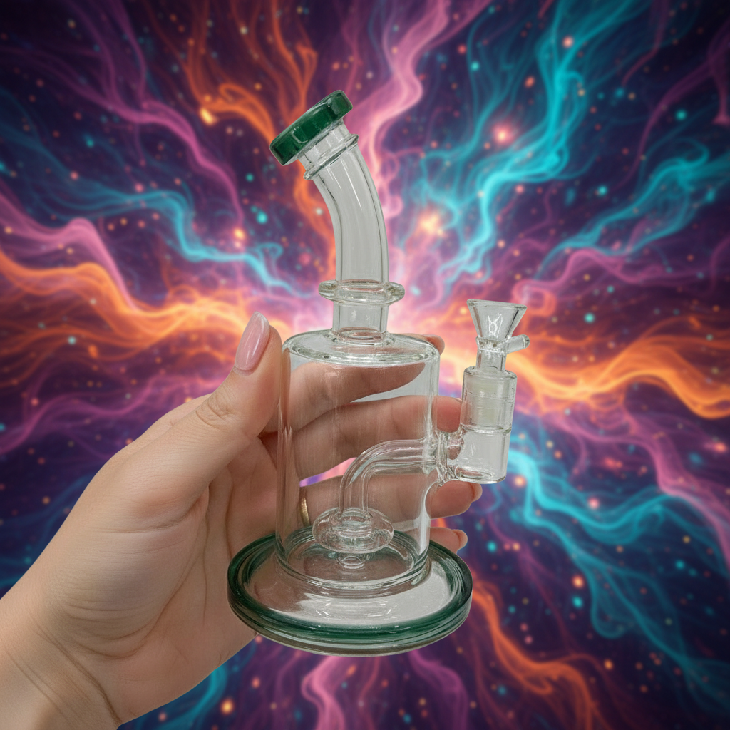 8" Shower Head Dab Rig WP 267 - RK Quality Glass