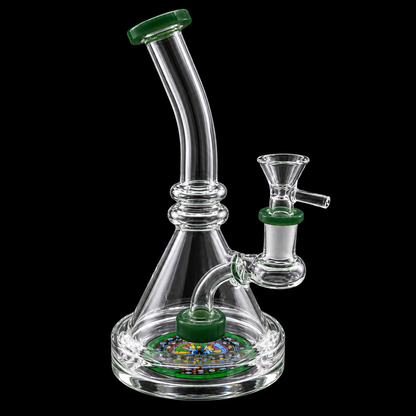 Mosaic Base Bent Neck Glass Dab Rig Wholesale RK Quality Glass