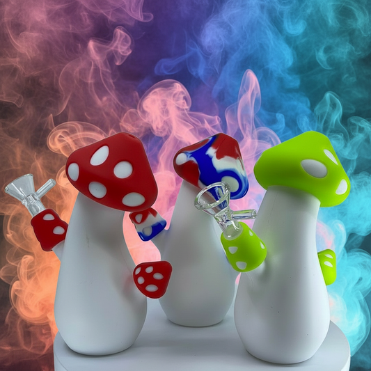 Silicone Mushroom Dab Rig - WP179