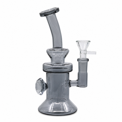 6 INCH METALIC DIAMOND LOCKET ATTACHED DAB RIG