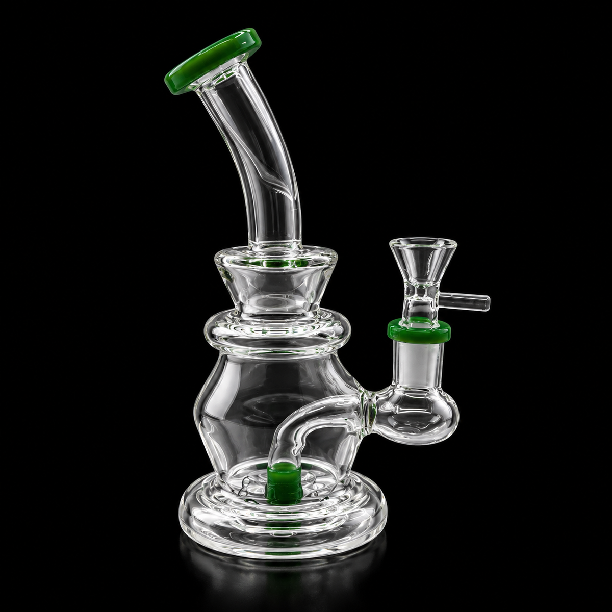 Bent Neck Lantern Glass Dab Rig Wholesale RK Quality Glass
