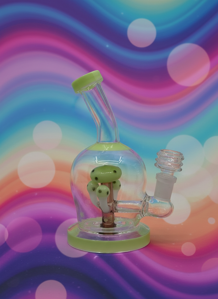 7” Mushroom Inserts Bent Dab Rig Wholesale - RK Quality Glass