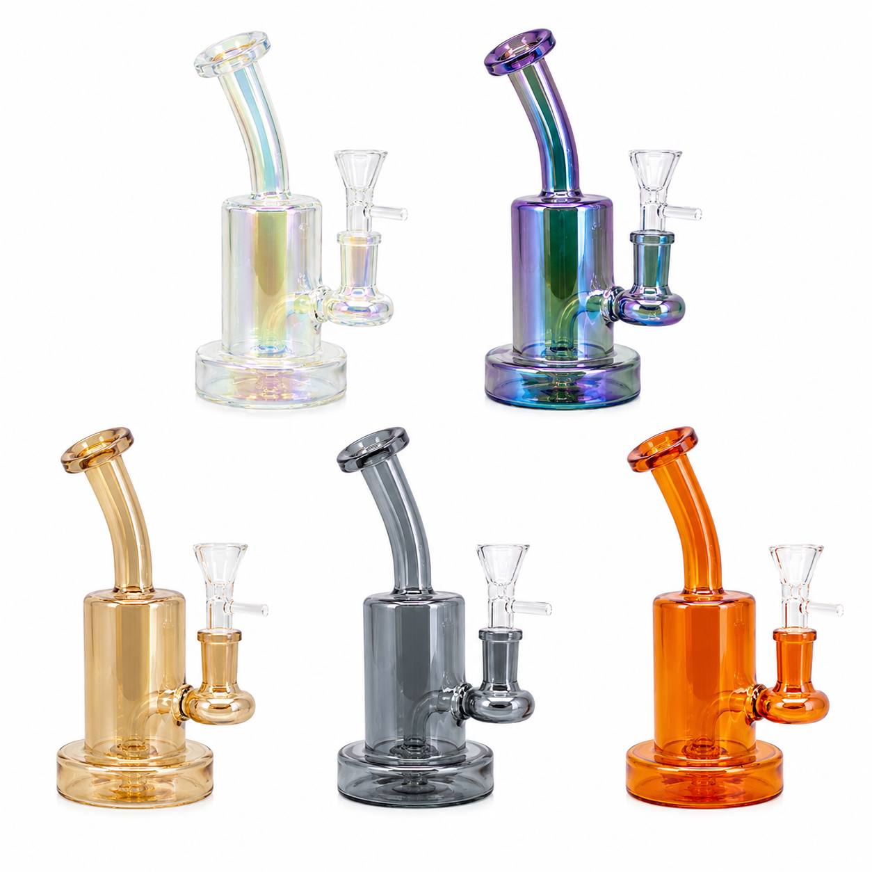 6 INCH COLOR CHANGING METALIC DAB RIG