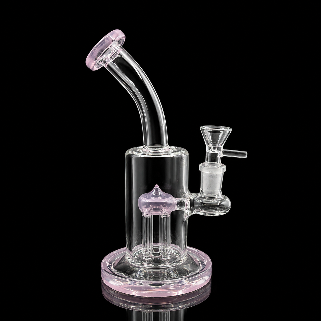 8 Inch Bent-Neck Tree Perc Glass Dab Rig