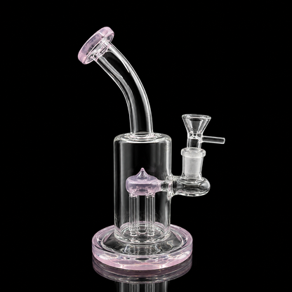 8 Inch Bent-Neck Tree Perc Glass Dab Rig