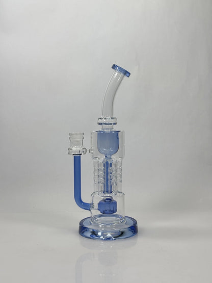 9 Inch Tree Perc Bent Neck Dab Rig - WP107