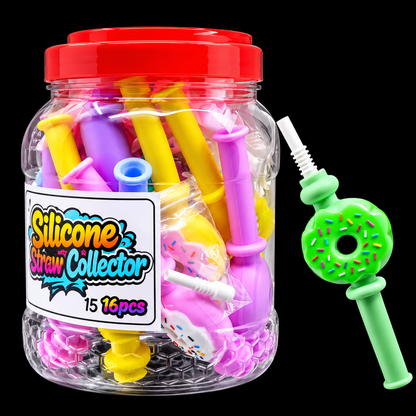 Silicon donut save nectar collector per jar (15 CT)