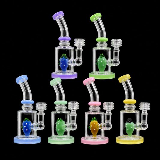 7” shower head bent dab rig - WP235